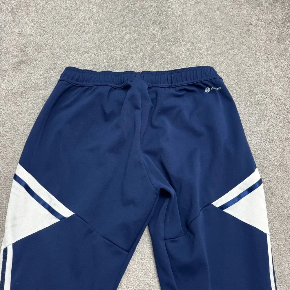 Adidas Tiro 23 League Track Joggers Pants Large Mens Blue White 3-Striped Soccer
